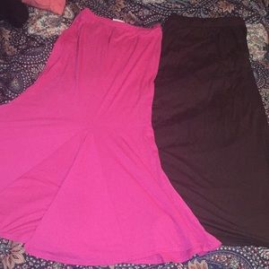 Long Maxi Mermaid Skirt Bundle Size Small